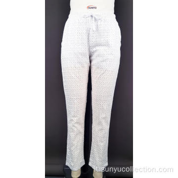 Pantaloni in cotone tessuto Ladie